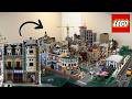 Building & Placing the Green Grocer LEGO Modular Building!