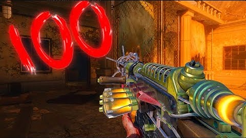 Round 100 on EVERY COD Zombies map | Map 26/58 - BO3 Verruckt