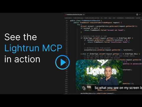Lightrun Runtime Context MCP | Lightrun - YouTube