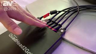 DSSE 2019: Matrox Presents QuadHead2Go 4K@60Hz Video Wall Appliance
