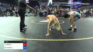 132 Lbs Round Of 64 - Luke Jensen Idaho Vs Raul Jimenez California 2718