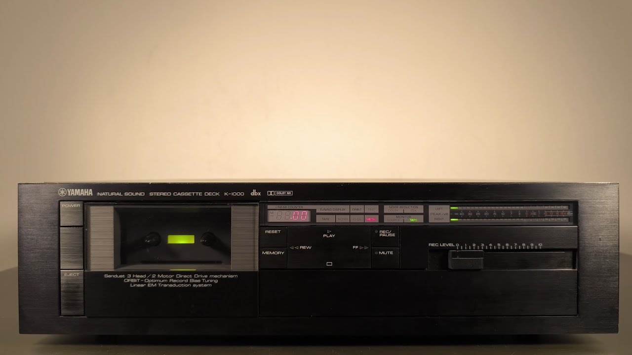 ヤマハ YAMAHA K-8 カセットデッキ 当時物 ナチュラルサウンド 希少