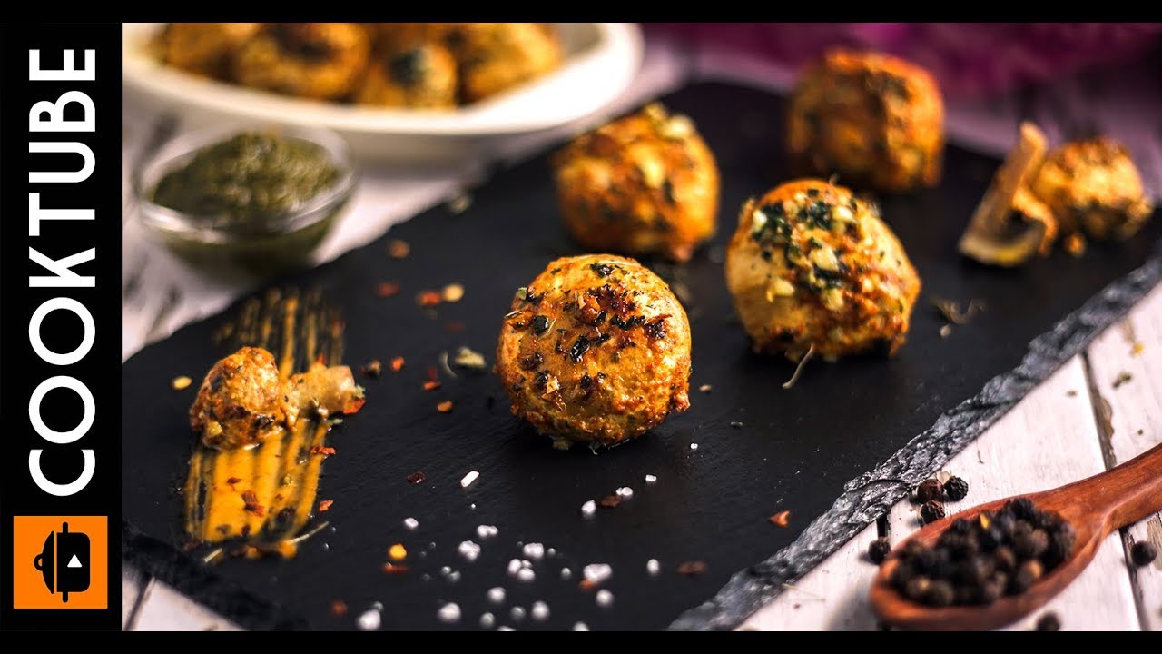 How To Make Butter Garlic Mushroom Tikka Easy & Delicious Mushroom