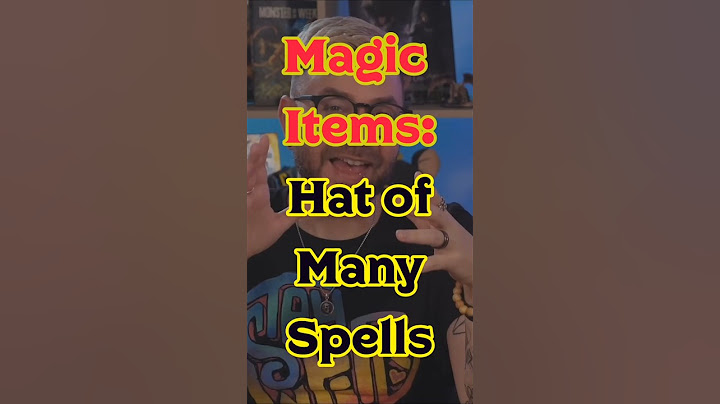 Magic Items: Hat of Many Spells