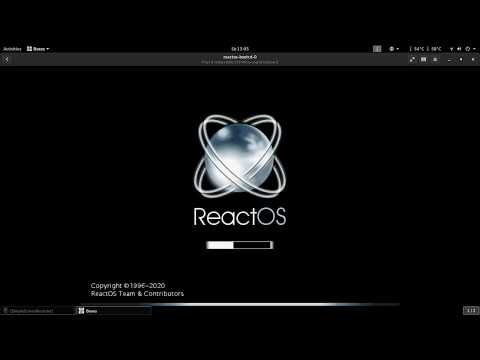 Installing ReactOS in GNOME Boxes