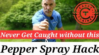 Pepper Spray Carry Hack