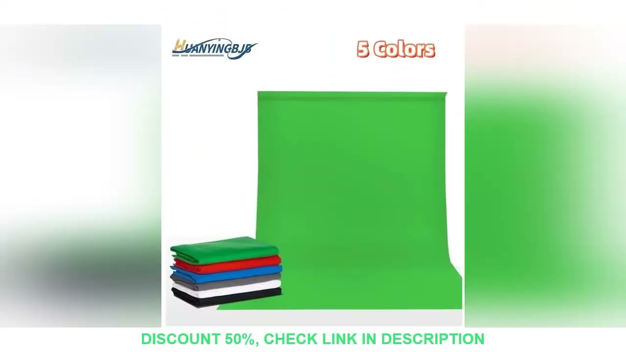 Background For Photography Backdrops White/Black/Blue/Green Screen Chroma Key Muslin Studio Photo Sh