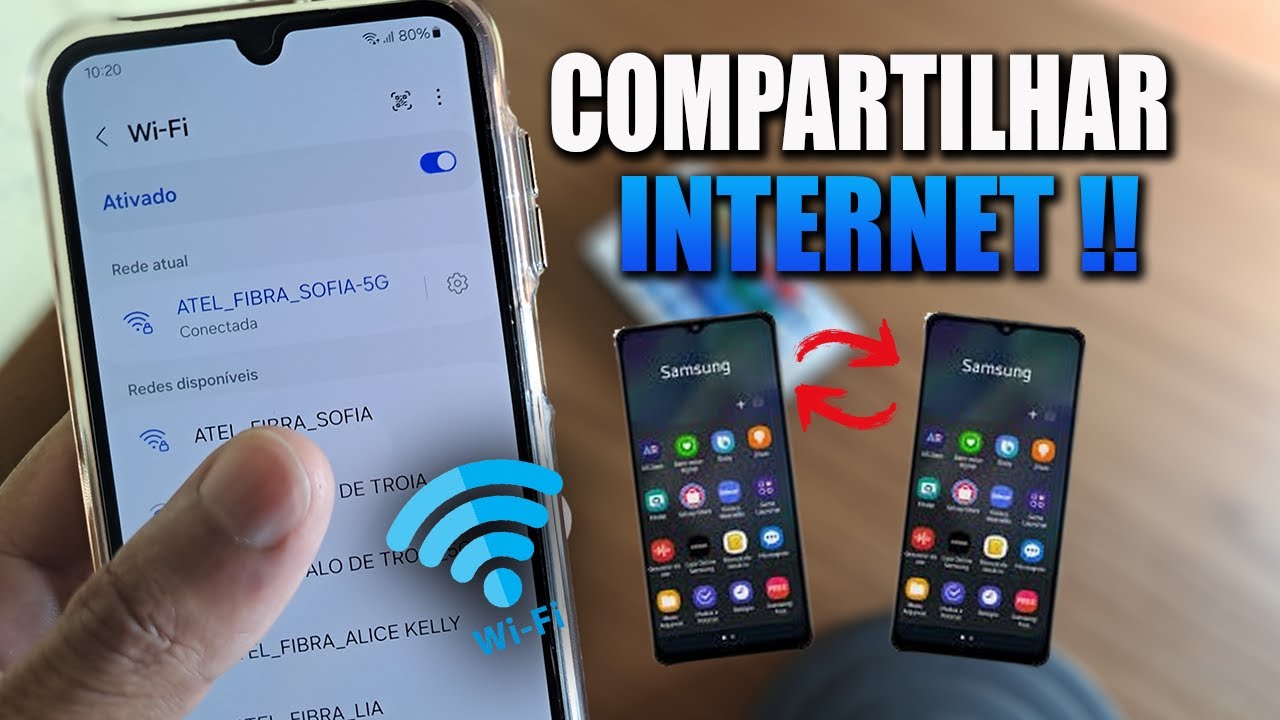 Como rotear a Internet do celular para outro celular (Passo a Passo ...