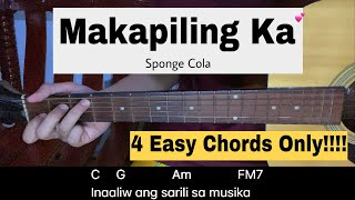 Makapiling Ka - Sponge Cola | EASY GUITAR TUTORIAL