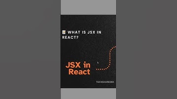 🎯JSX in React Explained within 3 minutes | React Tutorials  #coding #react #techshareskk