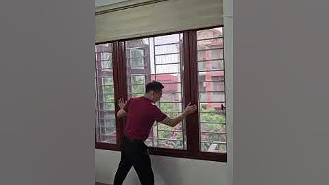 Cửa lưới chống muỗi dạng xếp #cửalướichốngmuỗidạngxếp