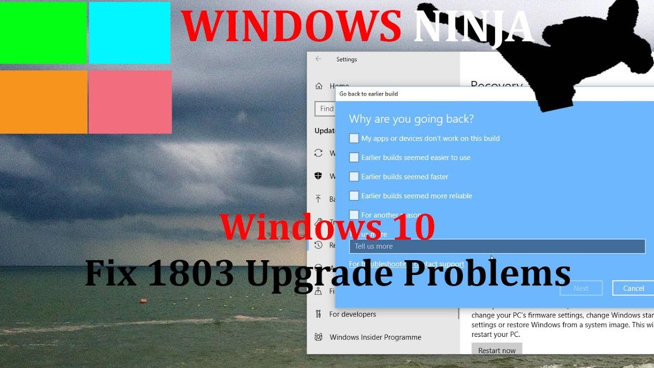 windows 10 1709 update fails windows 10 1709 update fails
