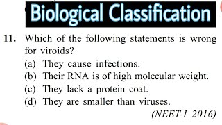 Biological Classification MCQ For NEET 2023 - Chapter Wise Biology (2)