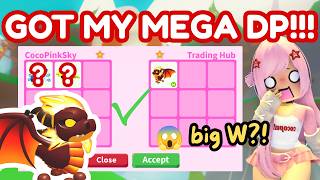 Trading for my DREAM MEGA in ADOPT ME'S New Trading Hub #adoptme #roblox