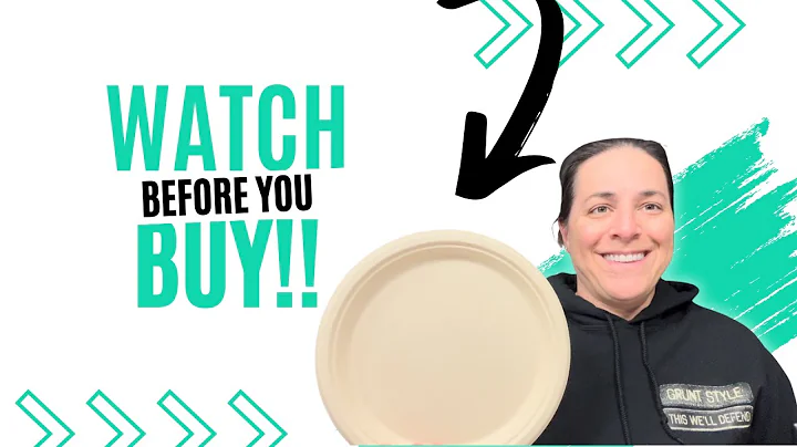 Review of 100% Compostable 10 Inch Paper Plates