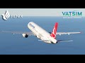Fenix A321 | Istanbul - Copenhagen | Turkish | MSFS VATSIM Live