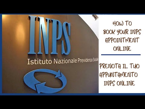 How to book your INPS appointment online | Come prenotare il tuo appuntamento alla sede INPS inglese