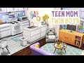 Teen Mom and Twin Boys || The Sims 4 Apartment Renovation: Speed Build