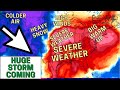 A HUGE Storm Coming! Rapid Changes, High Winds, Severe Weather & Heavy SNOW! POW Weather Channel