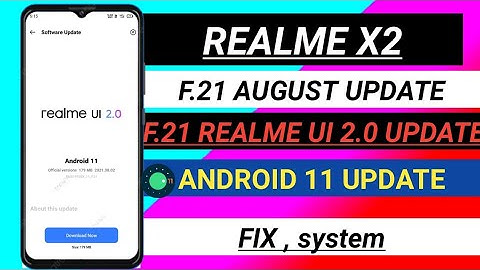 REALME X2 new August update F.22 |Realme UI 2.0 | New August software update REALME X2 August update