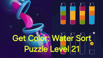 Get Color: Water Sort PuzzleLevel 21