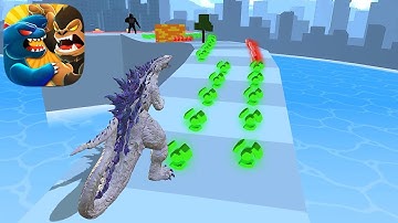 Kaiju Run - Gameplay Walkthrough PP1 All Levels 1-5 (Android, iOS)