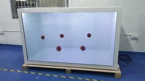 3D touch transparent display cabinet spot OLED LCD exhibition hall transparent display cabinet