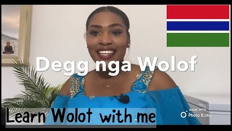 The Wolof Series | for The African Diasporas wanting to Learn The Gambian Main Language | Learn with