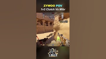 ZywOo 1v3 Clutch Vs Mibr! #shorts