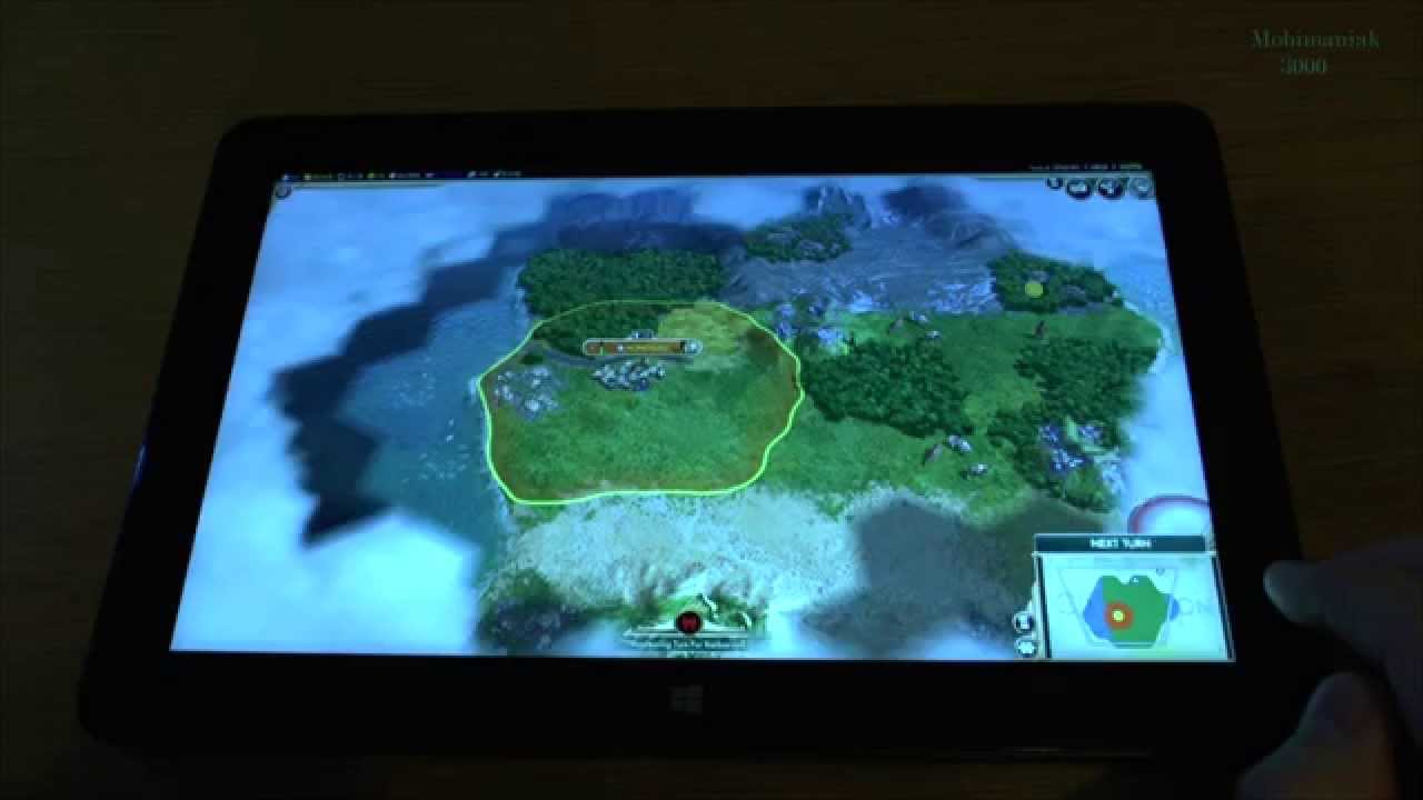 1# Civilization V 5 test on tablet Intel Core M-5Y71 new Dell Venue 11 Pro 7140