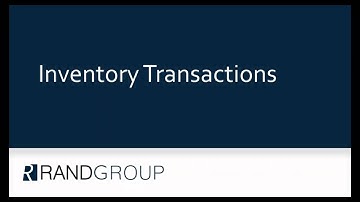 Inventory Valuation 101 in Microsoft Dynamics NAV