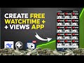 Make Your Own Free YouTube WatchTime App | Earn Money Online 2025 | Full Step by Step Tutorial