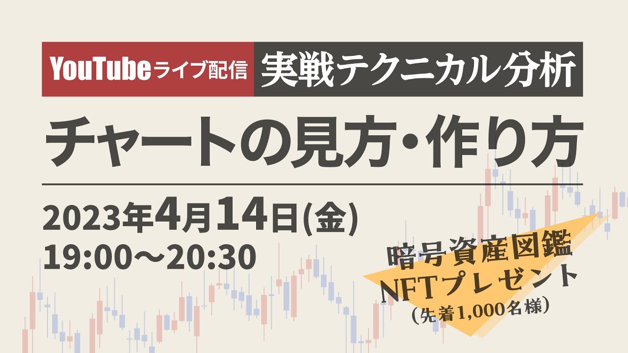【実戦テクニカル分析】チャートの見方・作り方