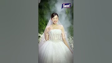 Cận cảnh cô dâu Đỗ Hà tại đám cưới cổ tích: Hoá nàng công chúa bên cạnh chú rể Việt Vương.