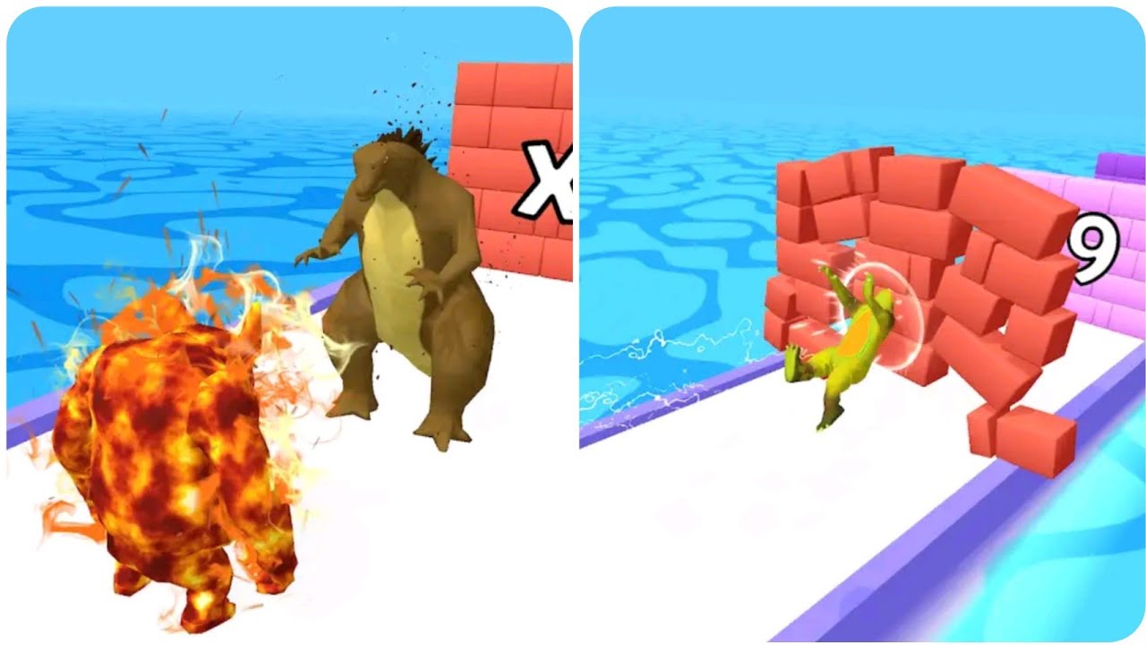 Monster Evolve 3D 👹👺 All Levels Gameplay PT 1 Android, iOS New Game