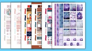 Free Printable Stickers I Made Through The Years For You #plannerstickers #happyplanner #journaling