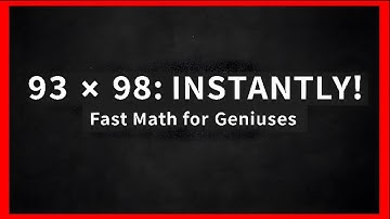 Speed Math: Multiply Numbers Near 100 Instantly! (Maths Hacks)