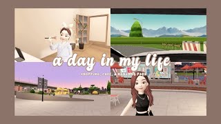 a day in my life: shopping, café, park, etc | zepeto vlog indonesia