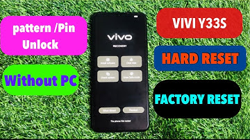 How to Hard Reset in VIVO Y33S| Factory Reset Unlock Screen Lock Password PIN Pattern Lock Remove