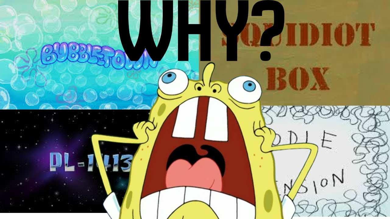 morden spongebob is ging crazy with references
