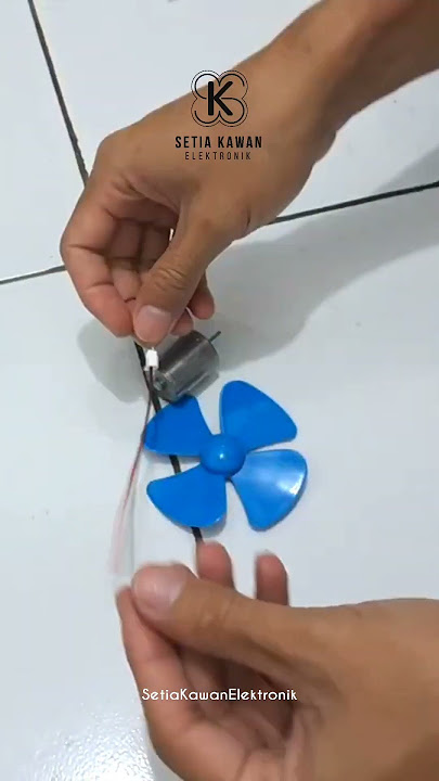 DIY Turbine Angin Generator Listrik Mini Untuk Praktik Sekolah🌟 Bisa menggunakan Baling-Baling 8 cm