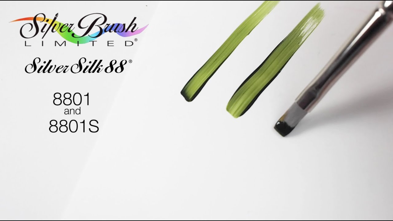 8801/8801S Silver Silk 88® Flat Shader - By Silver Brush Limited