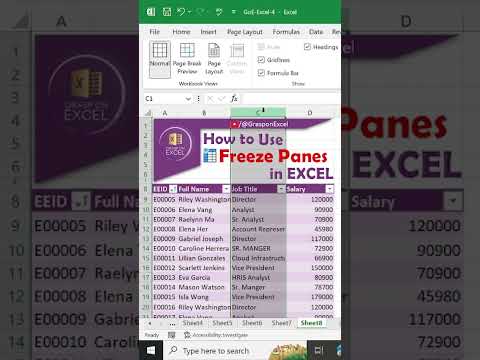 Master Excel's Freeze
