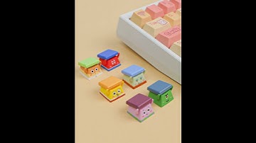 #ResinKeycaps #ArtisanKeycaps#MechanicalKeyboard#SpongeBob Keycaps#Anime Keycaps