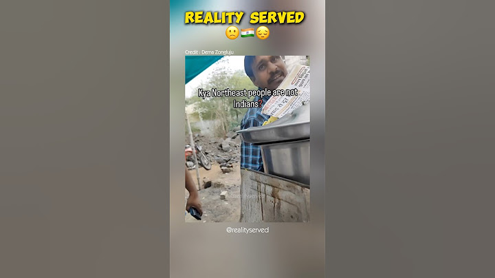 Reality Served🇮🇳😞😟 | She’s Indian Too | #hospitality #speed #humanity #shortvideo #northeast