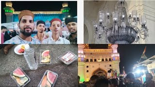 ✨😍Aaj hum jaa rahe hai #charminar #makkamasjid iftar karne🥰