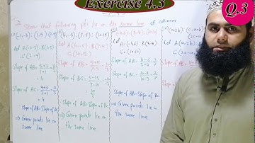 F.Sc Math P-2,Lect.9, Chap.4, Ex. 4.3 (Q.2 to Q.6) # Mathematics Learner || Muhammad Sajid.