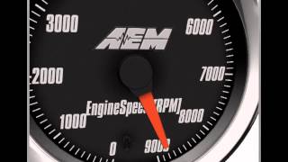 AEM Infinity EMS 3D Gauge Sweep