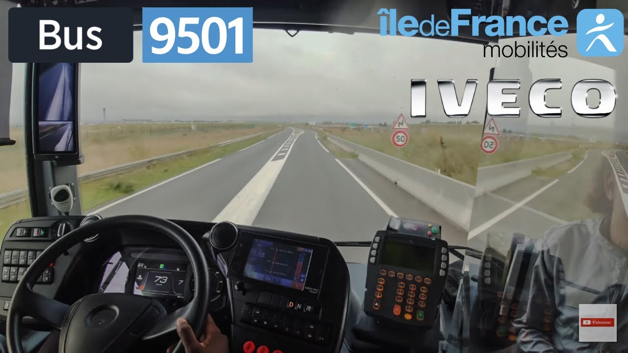 [POV Conducteur] Ligne 95-01 – De Survilliers-Fosses à l’Aéroport CDG en mode marathon ✈️🚌