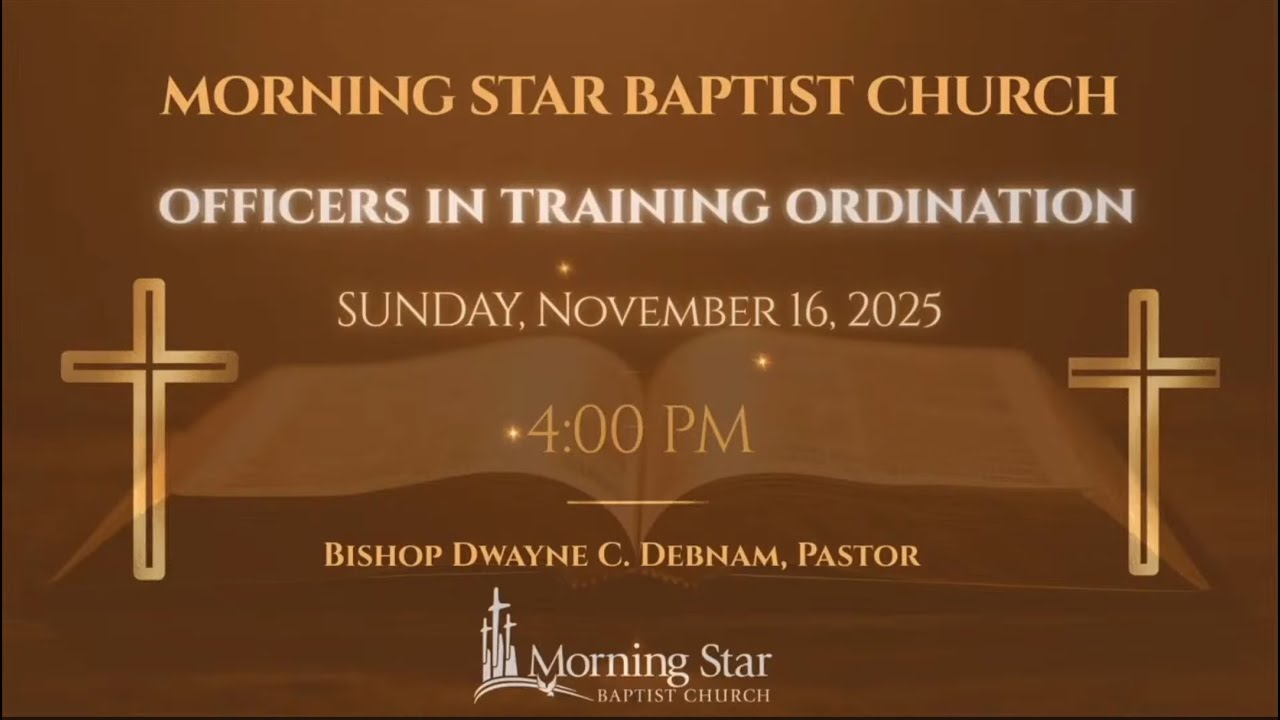 MSBC Ordination Worship Experience (4:00 P.M.)                             November 16th, 2025